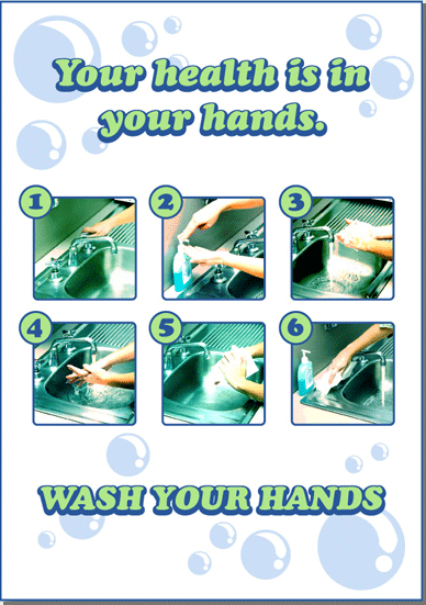 Handwashing poster