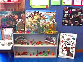 the dinosaur learning centre.